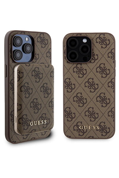 Guess Husa pentru iPhone 15 Pro Max - Hardcase Powerbank MagSafe (GUBPM5P15X4...