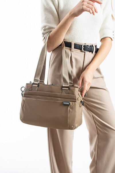 Sanmorris Jasminel Kadın 6 Bölmeli Suya Dayanıklı Paraşüt Kumaş Çapraz Ve Omu...