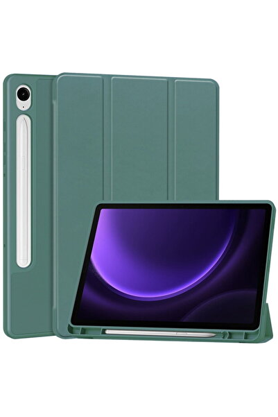 Techsuit Case for Samsung Galaxy Tab S9 FE - Flex Trifold - Green