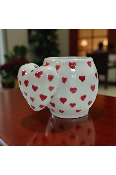 No8 Seramik Stüdyo Ceramic Mug with Heart
