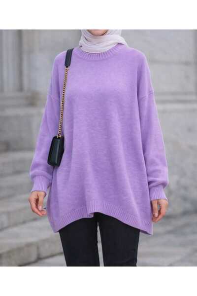 Vaniza Crew Neck Oversized Standard Size Knitwear Sweater