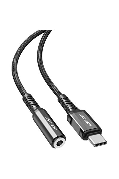 Acefast Adapter USB-C to mini jack 3,5mm C1-07 18cm (black)
