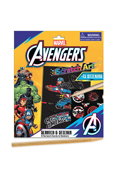 Marvel - Avenger Scratch Scribble - 8pcs