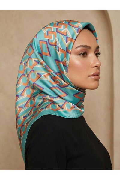 Armine Silk Scarf - 9172D-33 - Tivil - Turquoise Green