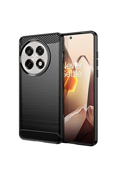 Techsuit OnePlus 13R Case - Carbon Silicone - Black