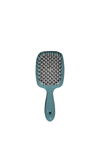 Janeke فرشاة شعر سوبر براش باللون الفيروزي والأبيض 93SP226 TSE