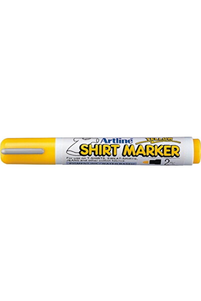 artline ARTLINE T-Shirt marker, plastic body, round tip 2.0mm - yellow
