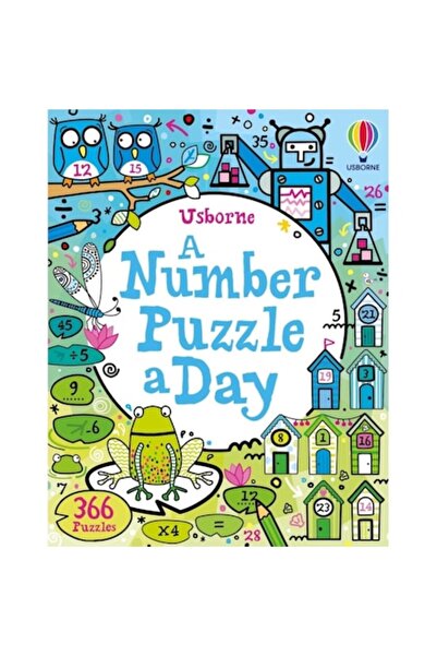 Usborne A Number Puzzle a Day-O activitate cu numere pe zi