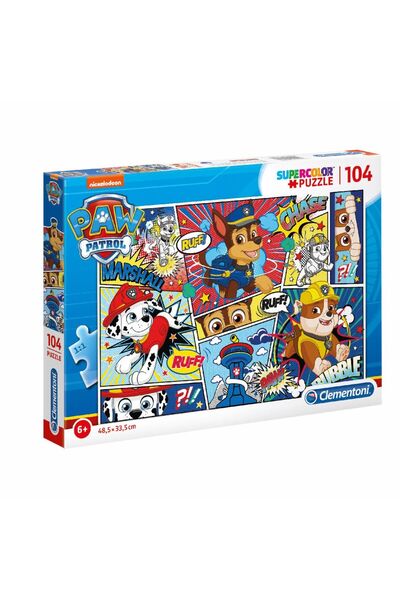 CLEMENTONI , PAW Patrol, Παζλ, Unisex, 6+ ετών, 104 τεμάχια