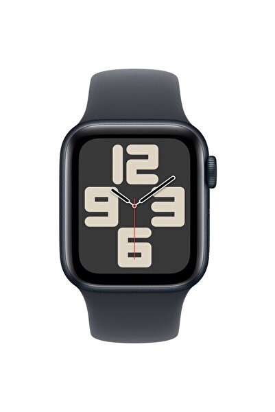 Apple Ceas Watch SE curea sport Midnight de 1,57 inch și 32 GB