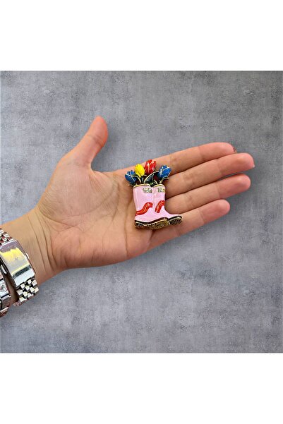 618 CONCEPT KADIN MÜHENDİS MİMAR BAHÇIVAN ÇİZME BROŞ