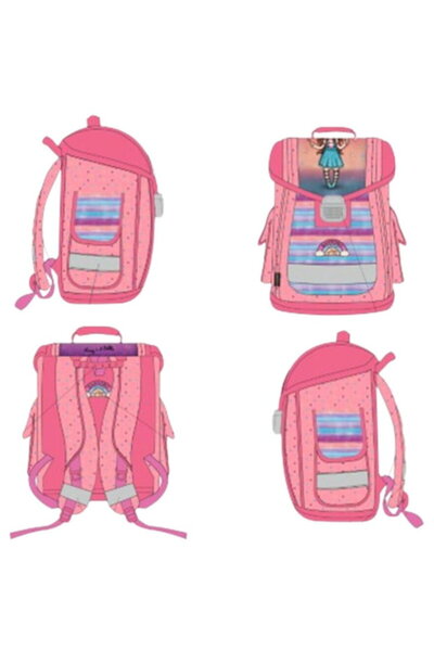 Gorjuss Ergonomic school backpack, metal closure - Living In A Bubble