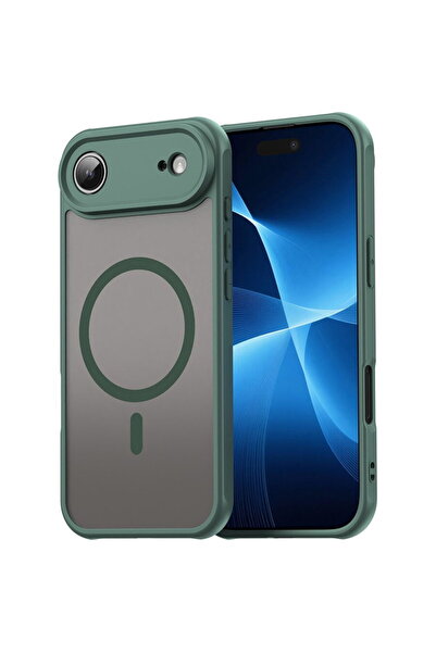 Techsuit Husa pentru iPhone 17 Air - HaloFrost II MagSafe - Green