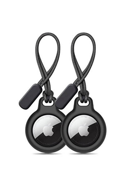 Tech-Protect Etichetă de mână cu lanț grosier, pachet de 2, negru