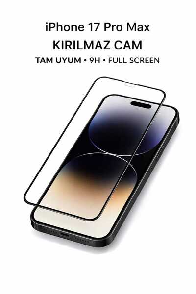 WFC iPhone 17 Pro Max Uyumlu Kırılmaz Cam Ekran Koruyucu
