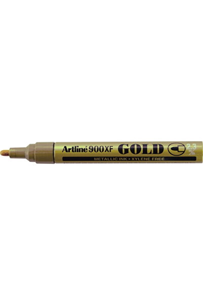 artline Marker cu vopsea 900XF, corp metalic, varf rotund 2.3mm - auriu