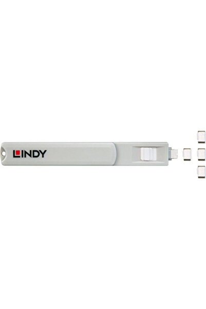 LİNDY USB-C port lock white
