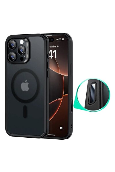 ESR Калъф за iPhone 16 Pro, Classic Hybrid HaloLock Slim, матово черен