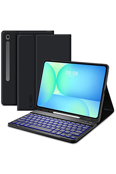 Tech-Protect Pix + Tastatură Galaxy Tab S10 FE+ Plus 13.1 X620 / X626B Negru