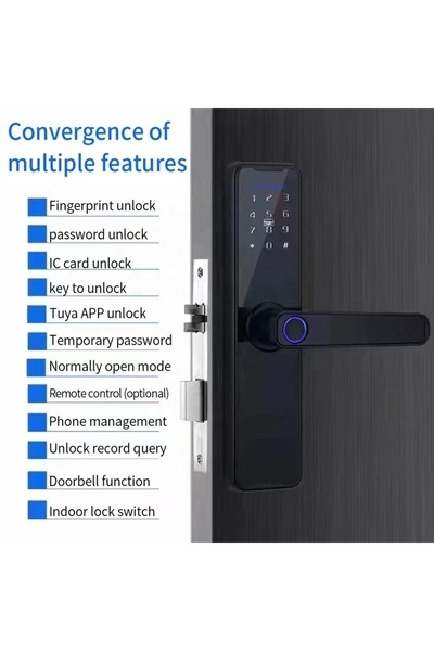 Tuya Smart قفل الباب الذكي ببصمة الإصبع