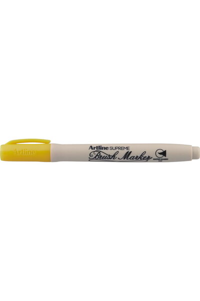 artline Carioca Supreme, flexible tip (brush type) - yellow