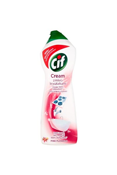 Cif Cream Pink Flowers Cream Cleaner with Micro-Crystals 780 g