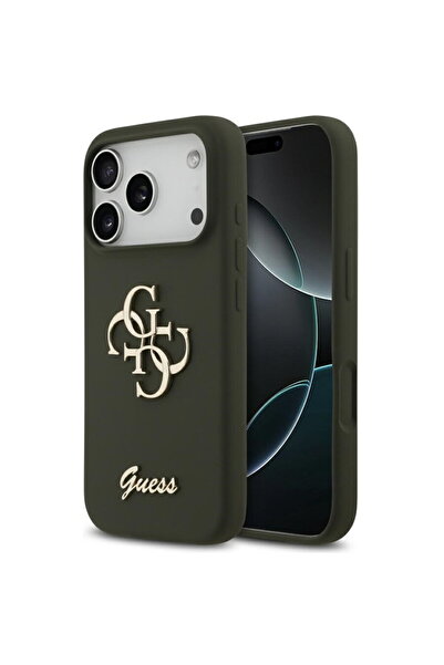 Guess Husa pentru iPhone 17 Pro Max - Silicone Big 4G Script (GUHCP17XSC4GSMA...