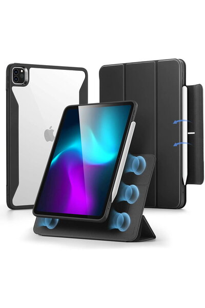 ESR Husă pentru iPad Pro 11 (2024) - Rebound Hybrid - Neagră