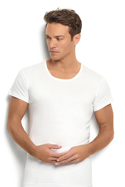 Fanilam Jiber Short Sleeve Crew Neck Men's Athlete Undershirt 3-Pack Sweat-Wi...