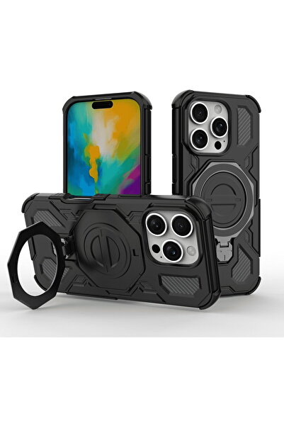 Techsuit Husă pentru iPhone 17 Air - Carbon Shield PRO - Negru