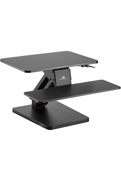 Maclean Suport de birou pentru tastatură, monitor sau laptop, arc cu gaz, sta...