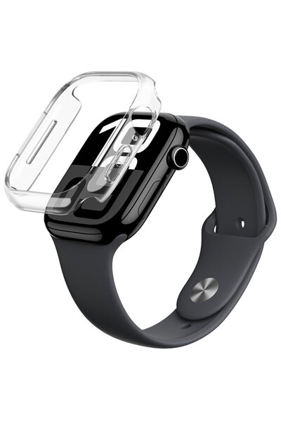 Amazingthing Carcasă minimalistă pentru Apple Watch 46mm - Transparentă