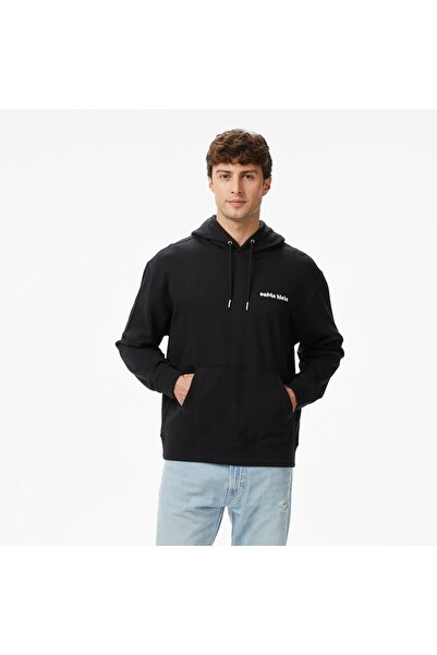 Calvin Klein Terry Bauhaus Erkek Siyah Sweatshirt
