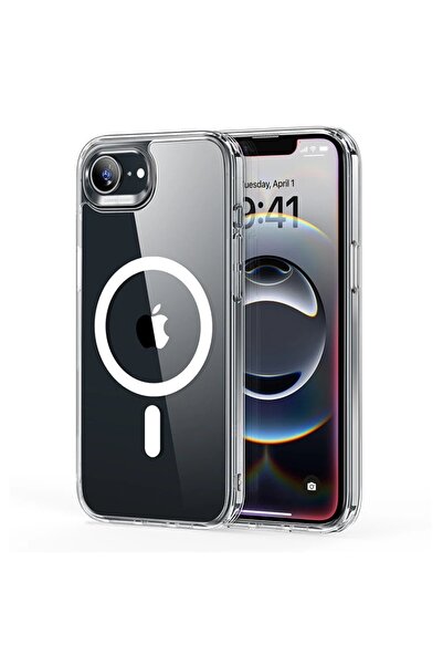 ESR Калъф за iPhone 16e, Classic Hybrid HaloLock Slim, Прозрачен
