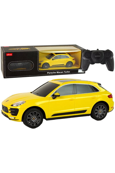 Rastar Radio-controlled car Porsche Macan Turbo 1:24 Yellow