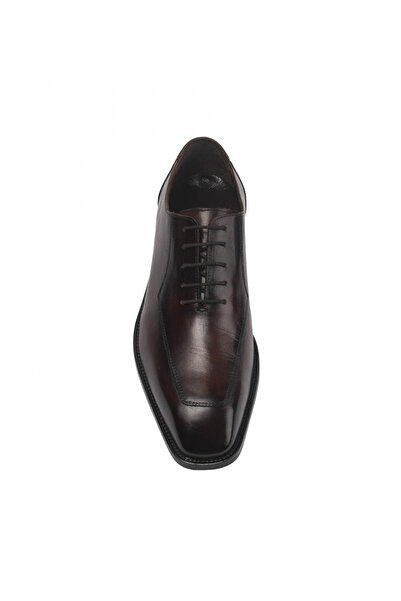 Evanto Shoes Pantofi de piele pentru bărbați Oxford Mahogany Brown