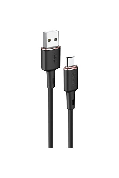 Acefast C2-04 USB/USB-C, 1.2 m, 3 A, Negru