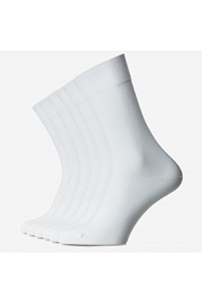 LAURMAR Seamless combed cotton long socks - set of 6 pairs for men