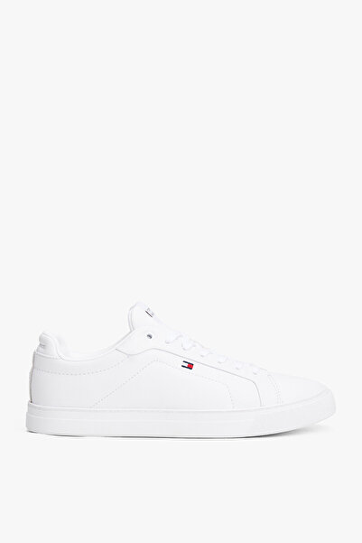 Tommy Hilfiger Men's Leather Sneaker - White