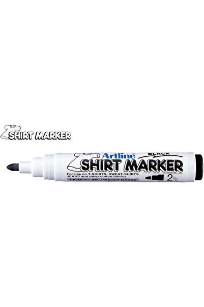 artline T-Shirt marker ARTLINE, corp plastic, varf rotund 2.0mm - negru