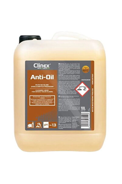Clinex Anti-Oil, 10 litri, detergent pentru suprafete imbibate in ulei