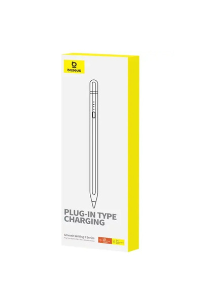 Baseus Active stylus Smooth Writing Series with wireless charging, USB-C Alb