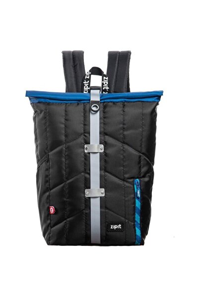 Zipit Puffer Premium Backpack - black with grey stripe