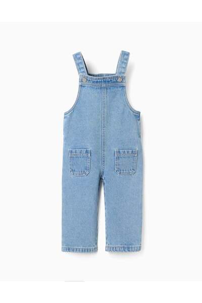 Ziddy أفرول جينز، أزرق فاتح، مقاس 6/9 أشهر