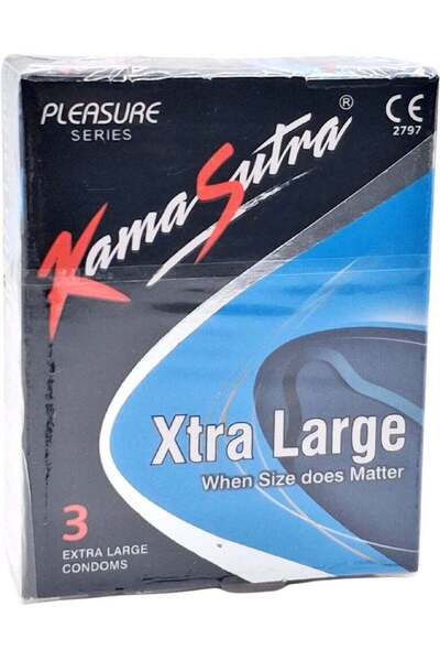 Kamasutra كاماسوترا حجم كبير جدًا 3 قطع