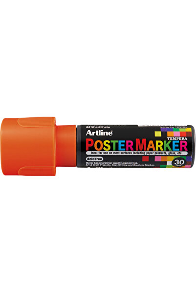 artline ARTLINE poster marker, plastic body, beveled tip 30mm - fluorescent o...