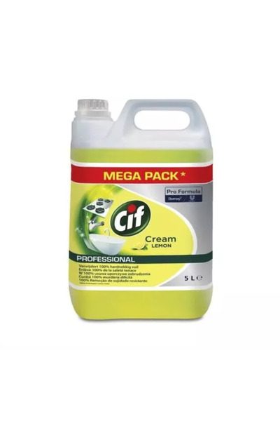 Cif PROFESSIONAL CREAM FOR CLEANING - LEMON 5 L