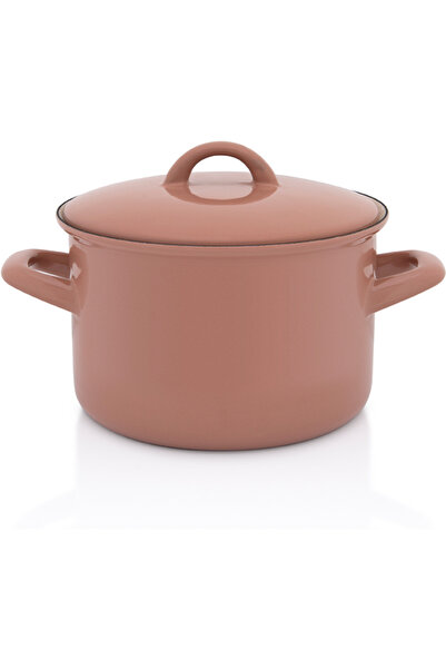 Metalac Oala 2l cu capac Moka Metalacemail/16cm/2l