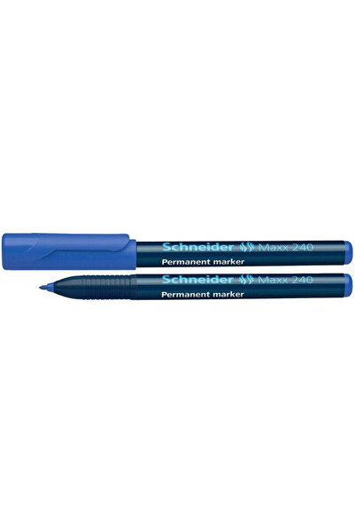 SCHNEIDER Permanent marker Maxx 240, round tip 1-2mm - blue