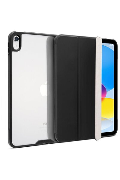 Pipetto Husă Tri-Folio - neagră - iPad (A16) / iPad (2022)